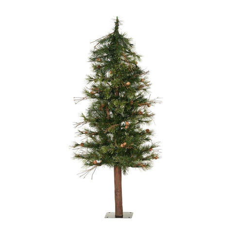 6' Mixed Country Pine Alpine Artificial Christmas Tree - Unlit