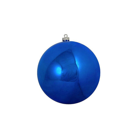 Shatterproof Shiny Lavish Blue UV Resistant Commercial Christmas Ball Ornament 4" (100mm)