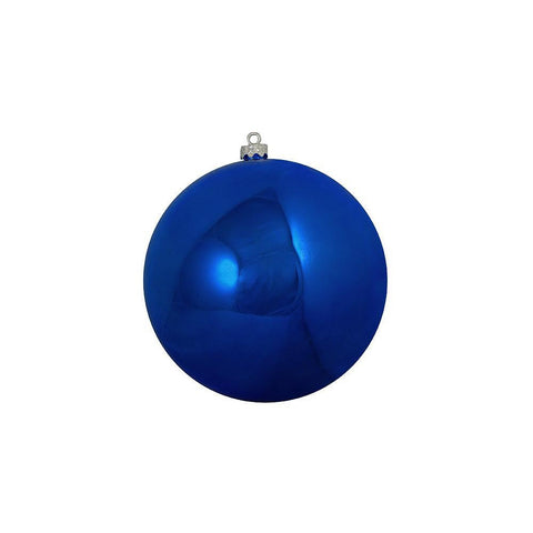 Shatterproof Shiny Royal Blue Christmas Ball Ornament 8" (200mm)