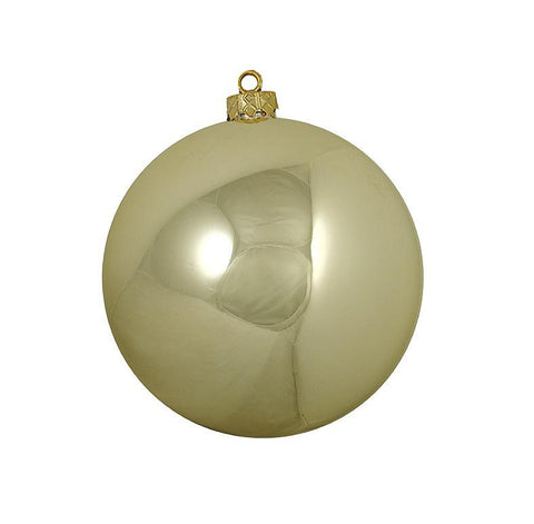 Shatterproof Shiny Champagne Commercial Christmas Ball Ornament 12" (300mm)