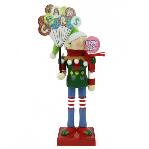 11" Decorative Prince CHARMS BLOW POP Wooden Elf Christmas Figure