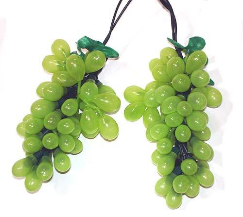 Tuscan Winery Green Grape Summer Garden Patio Christmas Light Set - 5 Clusters 35 Lights