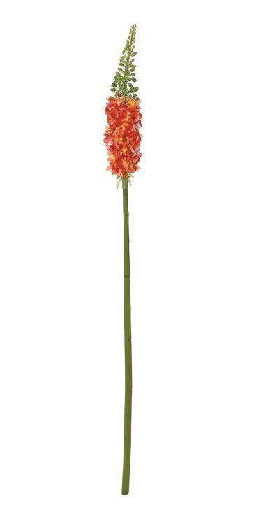 37" Orange and Red Artificial Foxtail Decorative Floral Crafting Stem