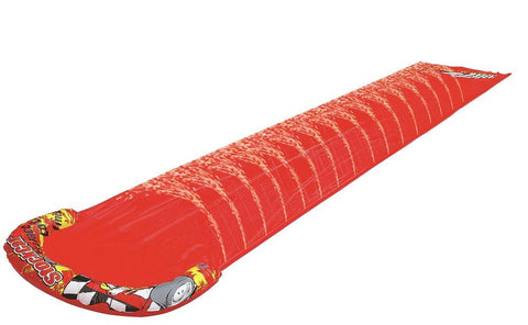 200" Crimson Red "Stock Car" Ground Level Water Slide