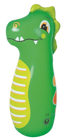 34" Green Three-Dimensional Dinosaur Inflatable Children's Bop Bag