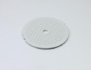 7.75" White Decorative Diamond Pattern Swimming Pool Skimmer Cover