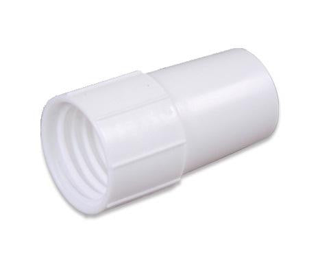 4" White Cuff for Swimming Pool or Spa 1.25" Vacuum Hose