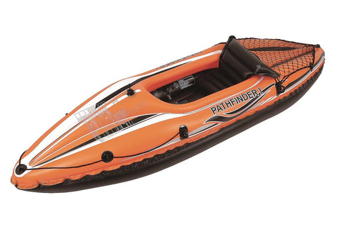 108" Orange and Black "Pathfinder I" Inflatable Single Person Kayak