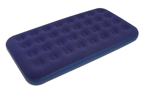 75" Navy Blue Twin Sized Indoor-Outdoor Inflatable Air Mattress