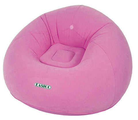 41" Round Flamingo Pink "Easigo" Inflatable Single Person Sofa