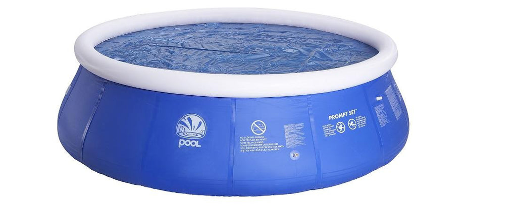 6.4' Blue Round Floating Solar Prompt Set Swimming Pool Cover