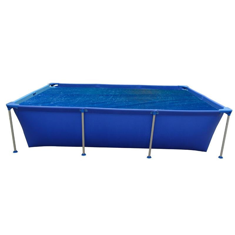 8.2' Blue Rectangular Floating Solar Cover for Steel Frame Swimming Pool