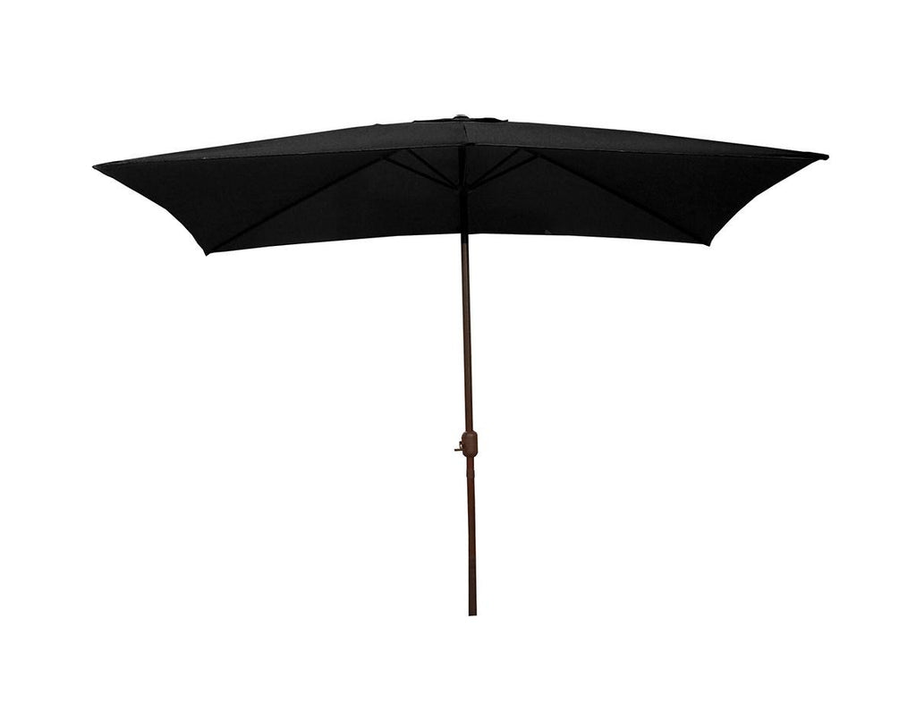 8.5' Outdoor Patio Market Umbrella with Hand Crank - Black