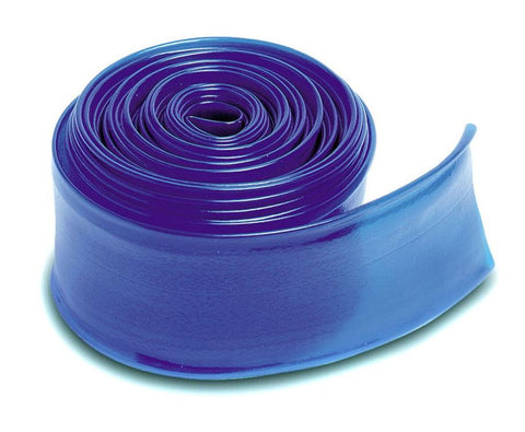 Transparent Blue Swimming Pool Filter Backwash Hose - 100' x 1.5"