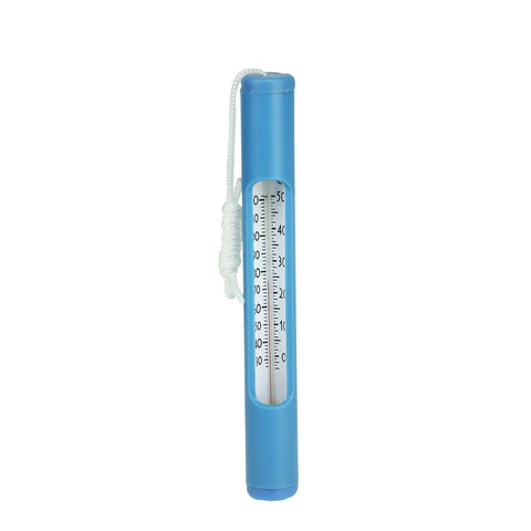 6.75" Blue Round Swimming Pool Thermometer with White Cord