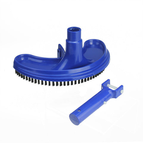 9.75" Classic Blue Curved Liner Vacuum Head for Swimming Pools