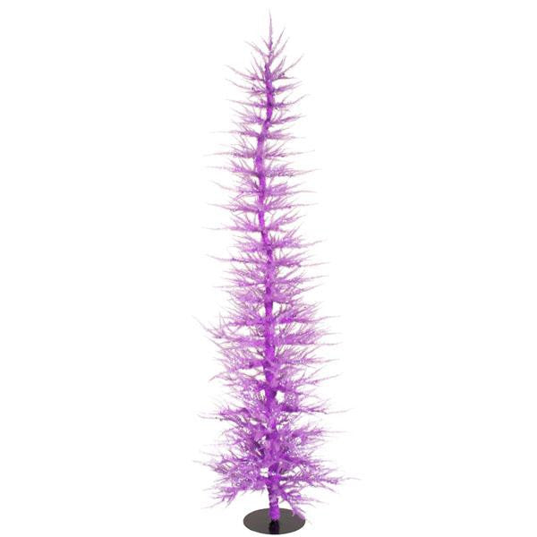 Whimsical Lavender Laser Artificial Christmas Tree 6'