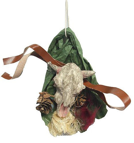 Pack Of 12 Western Steer Head Christmas Ornaments