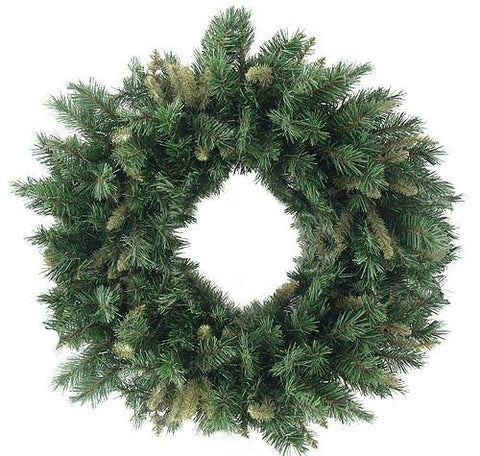 36" Rich Mixed Pine Artificial Christmas Wreath - Unlit