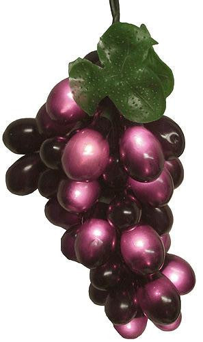 Wine Lovers Purple Grape Christmas Light Set - 5 Clusters 100 Lights