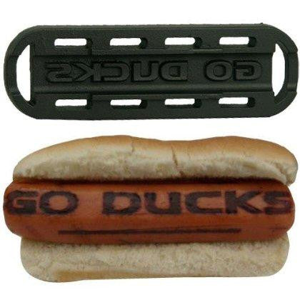 University of Oregon Logo Hot Dog Cast Iron Branding Grill Iron Accessory