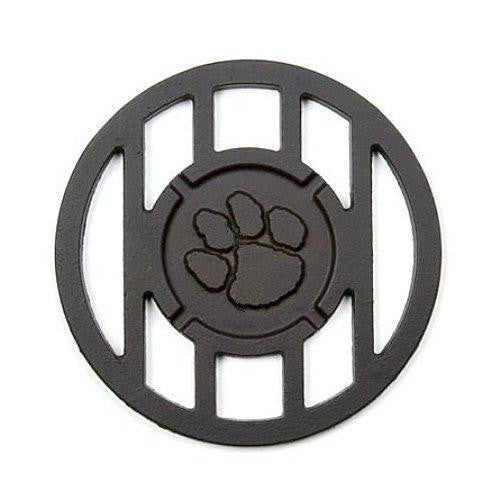 Pawprint Sports Mascot Inspired Round Branding Grill Iron Accessory