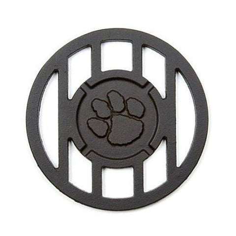 Pawprint Sports Mascot Inspired Round Branding Grill Iron Accessory