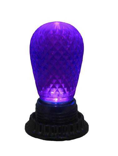 Club Pack of 25 LED Purple Replacement Christmas Light Bulbs - E26 Base